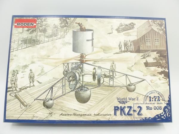 RODEN 1:72 WW I "Austro-Hungarian helicopter PKZ-2", No. 008