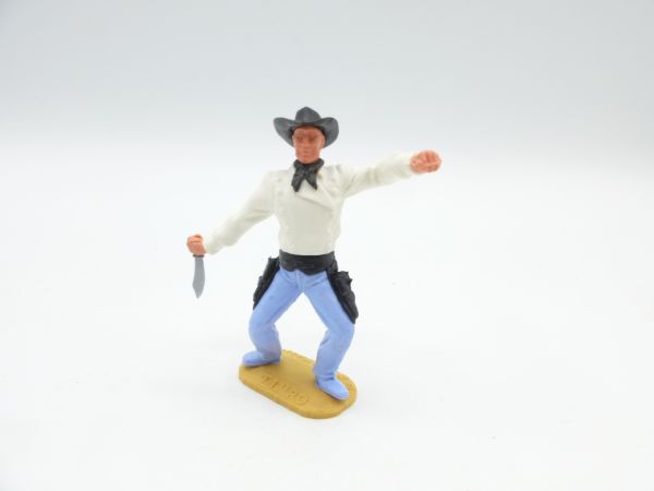 Timpo Toys Cowboy stehend - seltenes Unterteil + seltene Haltung