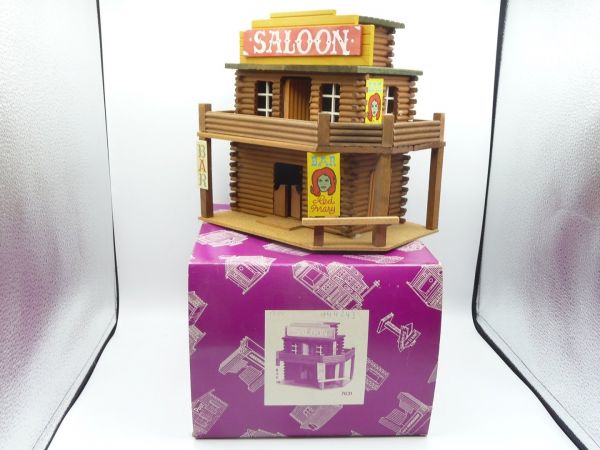 Elastolin Saloon Red Mary, No. 7631 - orig. packaging, shop discovery, top condition