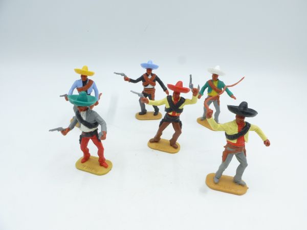 Timpo Toys Satz Mexikaner zu Fuß (6 Figuren)