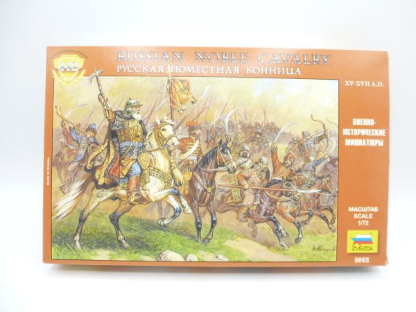 Zvezda 1:72 Russian Noble Cavalry XV-XVII A.D, No. 8065 - orig. packaging