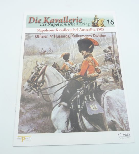 del Prado Booklet No. 16 Officer 4e Hussards, Kellermann Division