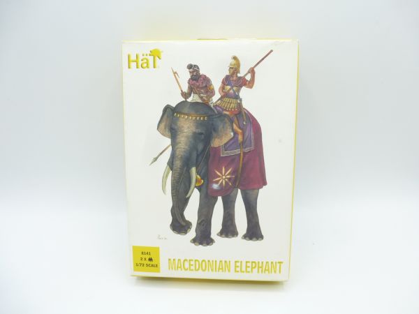 HäT 1:72 Coates & Shine Macedonian Elephant, No. 8141 - orig. packaging, on cast