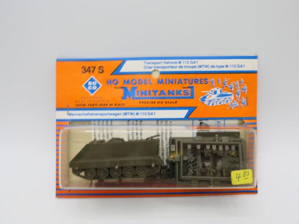 Roco Minitanks Armoured Personnel Carrier MTW M113GA, No. 347S - orig. packaging