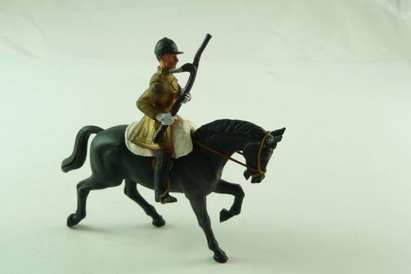 Britains Swoppets Mounted Band of the Lifeguards aus Set Nr. 7840; Posaune