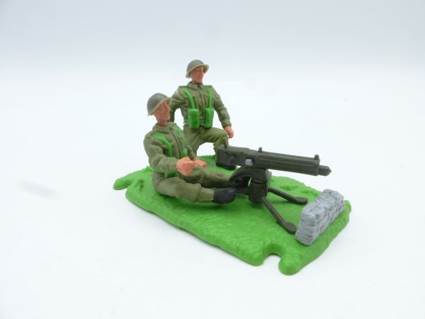 Timpo Toys MG position of the English / steel helmets