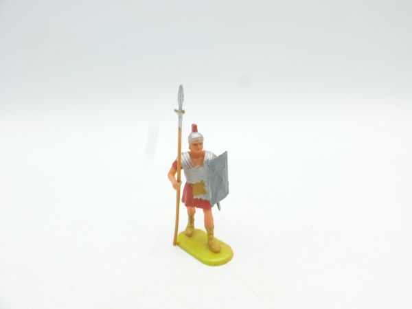 Elastolin 4 cm Legionary marching, no. 8401 - a piece of the thumb is missing
