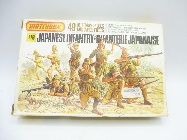 Matchbox 1:76 Japanese Infantry, No. P 5007 - orig. packaging, on cast