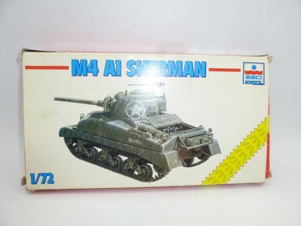 Esci 1:72 M4 A1 Sherman, No. 8308 - orig. packaging, parts shrink wrapped in bag