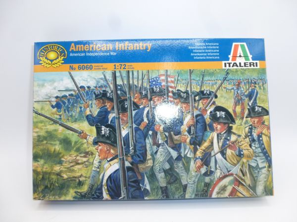 Italeri 1:72 American Independence War: American Infantry, Nr. 6060