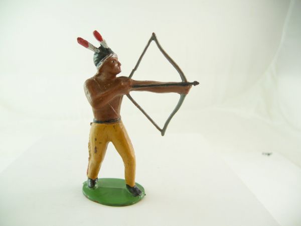 Reisler Indianer stehend mit Bogen - frühe Figur, extrem selten