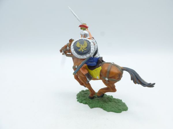 Elastolin 7 cm Roman horseman with sword attacking, No. 8459
