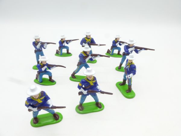 Set of 7th cavalry soldiers (10 feet)