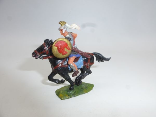 Elastolin 4 cm Magister on horseback with sword, No. 8454