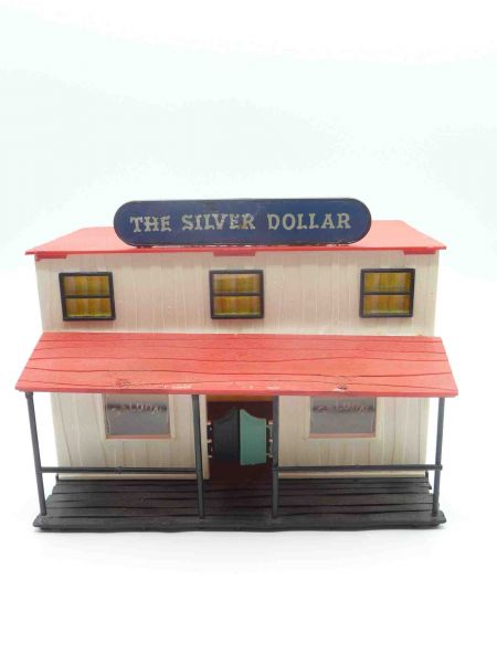 Timpo Toys The Silver Dollar Hotel - used, to complete / diorama building
