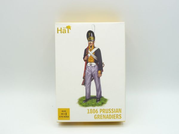 HäT 1:72 1806 Prussian Grenadiers, No. 8135 - orig. packaging, figures on cast