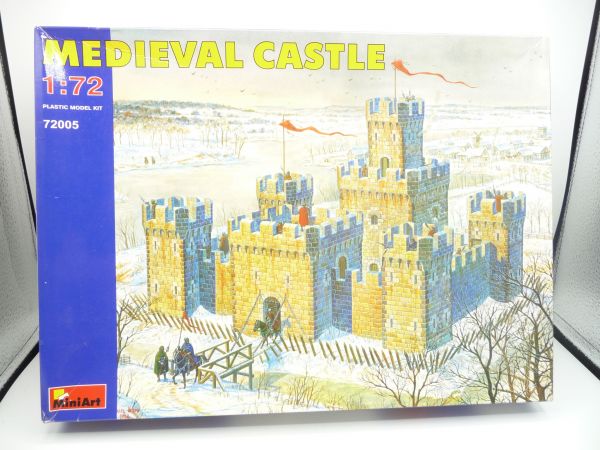 MiniArt 1:72 Medieval Castle, No. 72005 - orig. packaging, complete with instructions