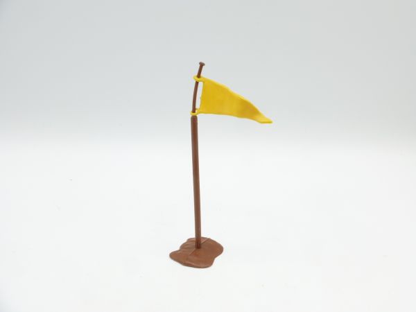 Timpo Toys Great camp flag - pole not medium but dark brown