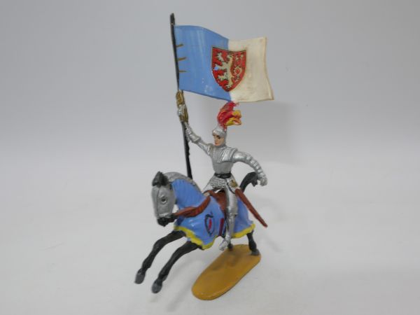 Merten 4 cm Ritter mit großer Fahne (Wappen) zu Pferd