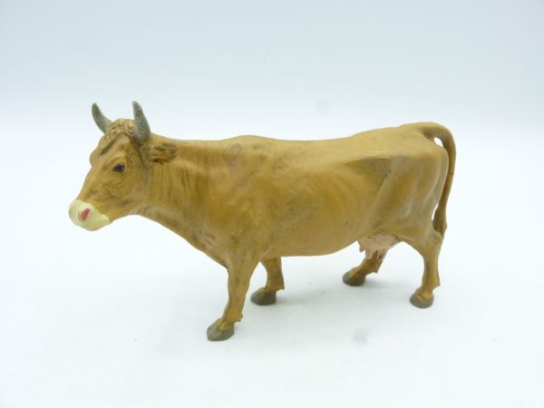 Elastolin Kuh stehend (beige), Nr. 3805 - seltene Farbe