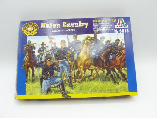 Italeri 1:72 Union Cavalry, Nr. 6013 (16 Pferde, 16 Figuren) - OVP