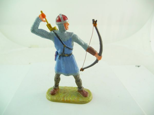 Elastolin 7 cm Archer taking arrow, No. 8642 - nice early figure