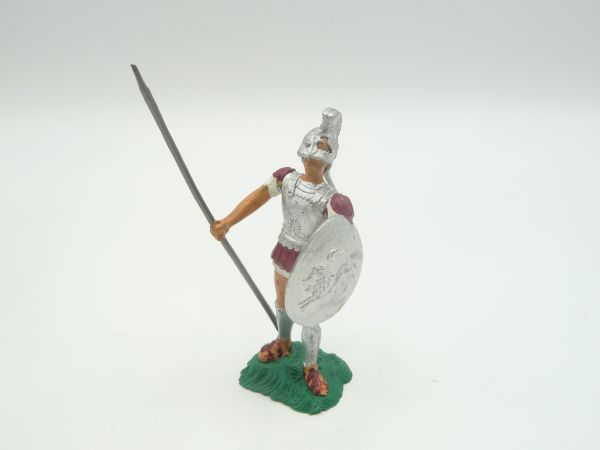 Aohna Greek soldier with spear + shield (silver/red)