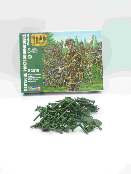 Revell 1:72 German Army Infantry (Modern), No. 2518 - orig. packaging, figures loose