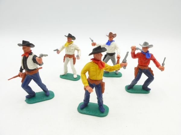 Timpo Toys 5 Cowboys 2nd version standing