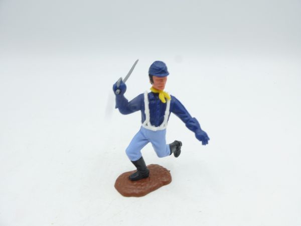 Timpo Toys Union Army soldier 3rd version running with sabre