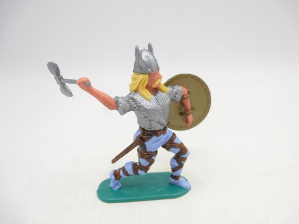 Timpo Toys Viking standing with double battle-axe + golden shield