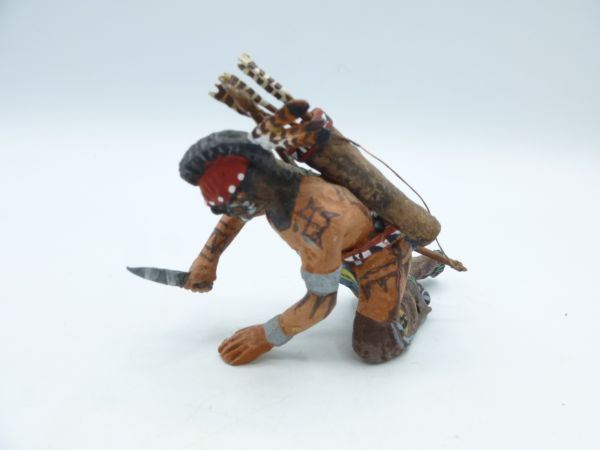 Modification 7 cm Iroquois sneaking with bow + arrow and knife - great modification