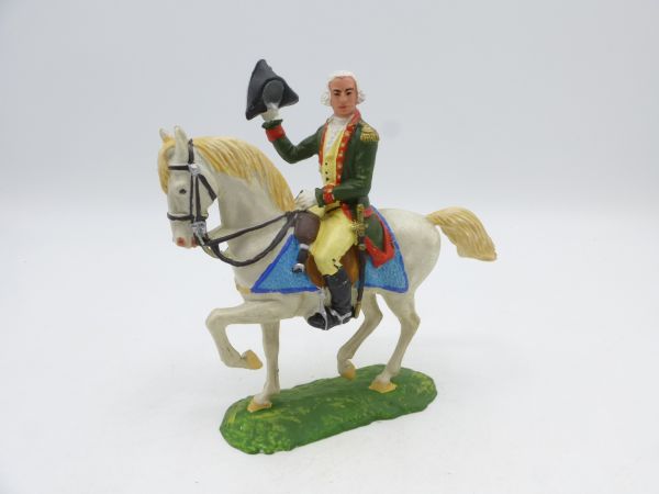 Elastolin 7 cm American Militia: Officer on horseback, No. 9130