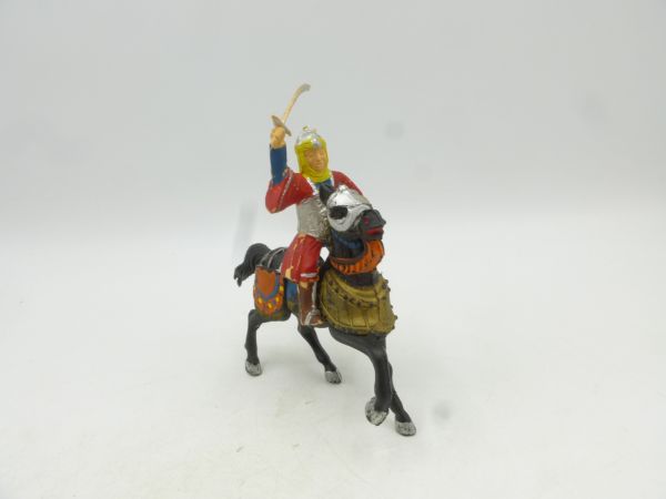 Reamsa Moorish warrior on horseback with scimitar + shield