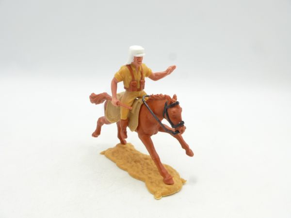 Timpo Toys Foreign legionnaire on horseback with rifle, saluting