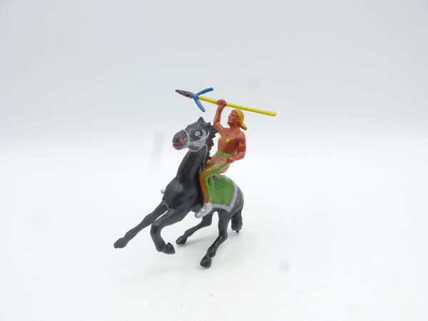Heimo Indian on horseback with spear - rare painting