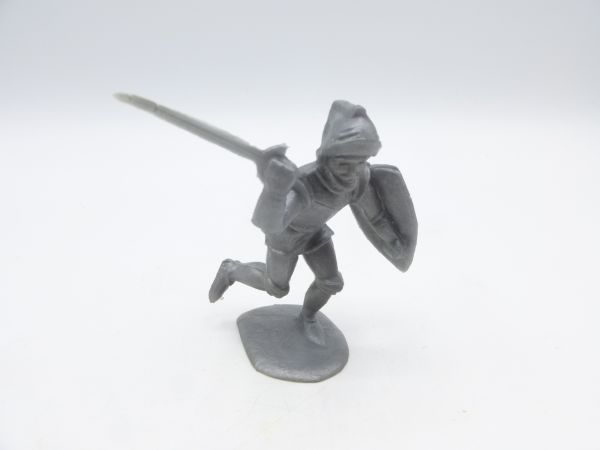 Domplast Manurba Knight running with sword + shield - unpainted