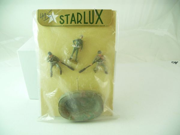Starlux 4 cm Modern Army: Inflatable boat with crew - rare, unused