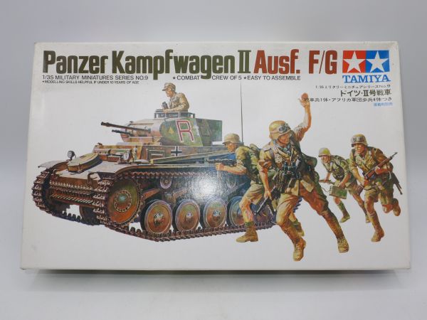 TAMIYA 1:35 Panzer Kampfwagen II Ausf F/G, Nr. 35009-100 - OVP, am Guss