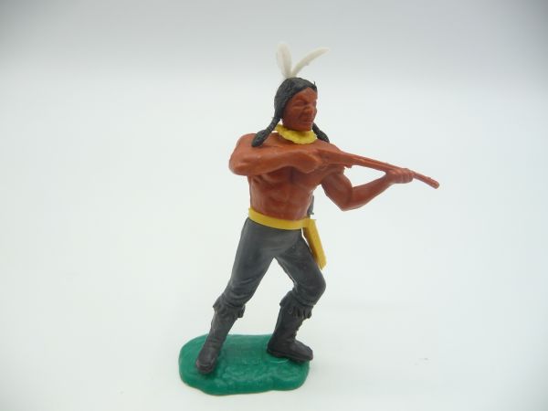 Timpo Toys Indianer 3. Vers., Gewehr schießend