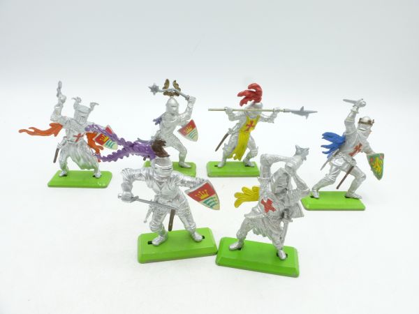 Britains Deetail Set of knights 1st version (6 figures)