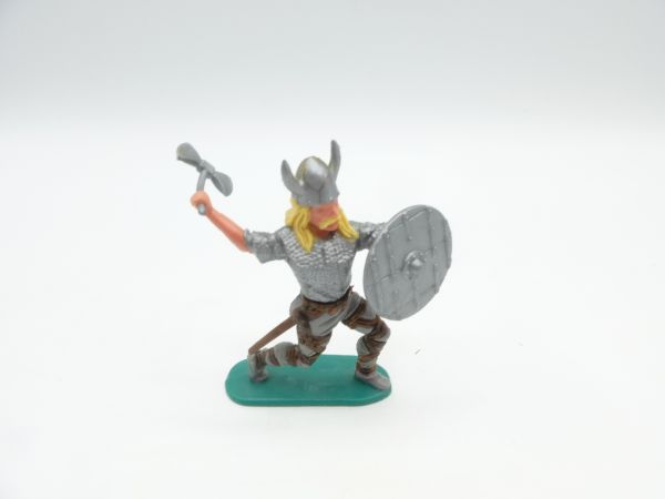 Timpo Toys Viking going forward with double battle axe