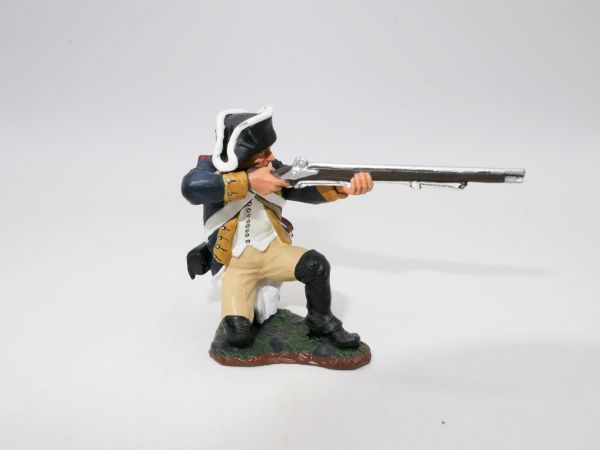 King & Country 1776: American kneeling firing, AR 041