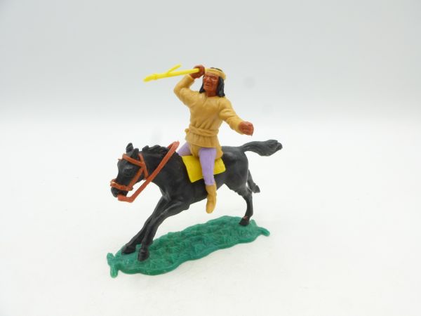 Timpo Toys Apache zu Pferd, beige mit Apachenhose - Top-Zustand