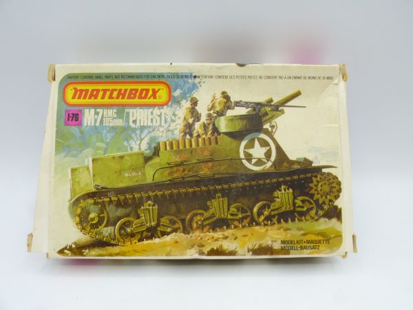 Matchbox 1:76 M7 HMC 105 mm PRIEST - orig. packaging, parts on cast, box see photos