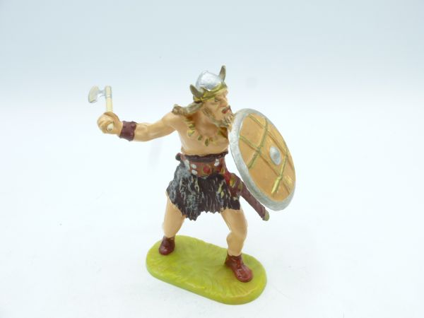 Elastolin 7 cm Viking defending with axe, no. 8500, painting 2