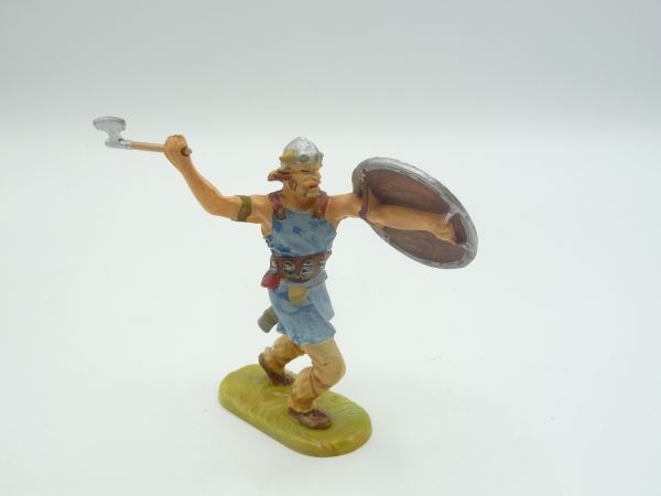 Elastolin 7 cm Viking attacking with axe, No. 8505, painting 2 - beautiful figure