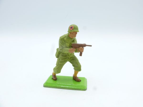 Britains Deetail American soldier 2nd version with MP - brand new