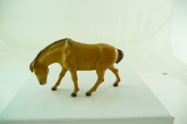 Starlux Pferd grasend, hellbraun, Nr. 2542
