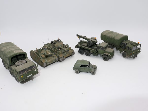 Roco Minitanks Große Menge Panzer / Fahrzeuge - bemalt, siehe Fotos